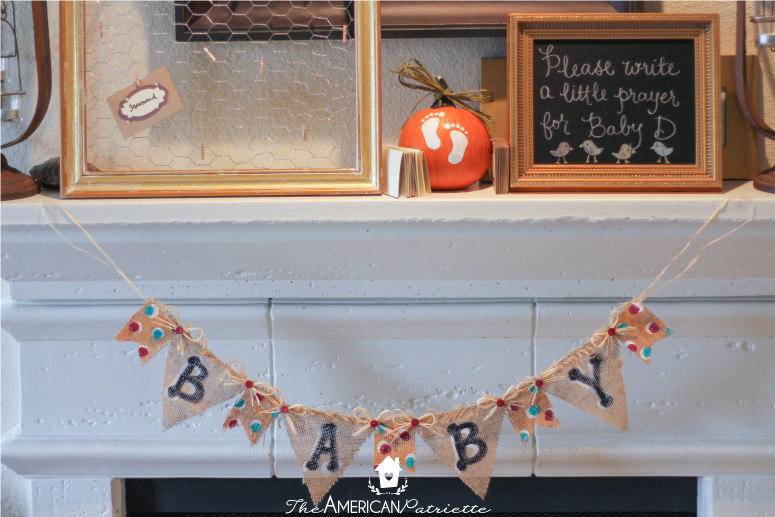 fall-themed baby shower