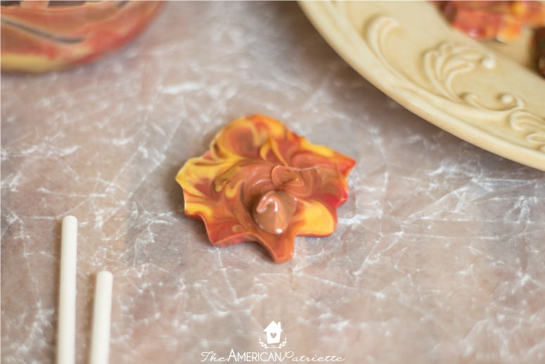 how to make candy fall leaves