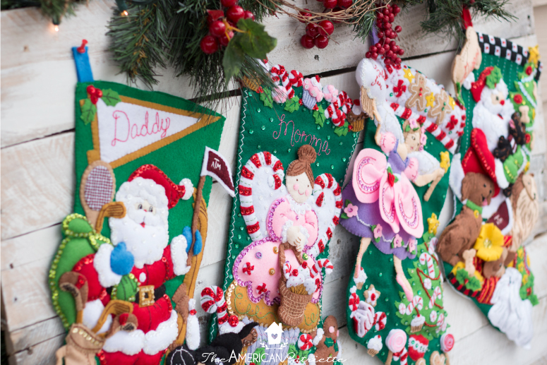 Eight Sentimental Christmas Gift Ideas - Homemade Stocking (Bucilla Stocking Kit) 