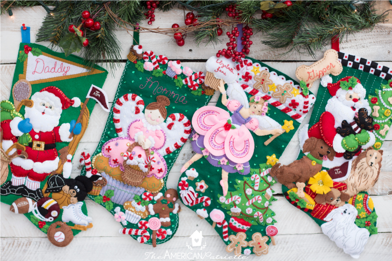 Eight Sentimental Christmas Gift Ideas - Homemade Stocking (Bucilla Stocking Kit) 