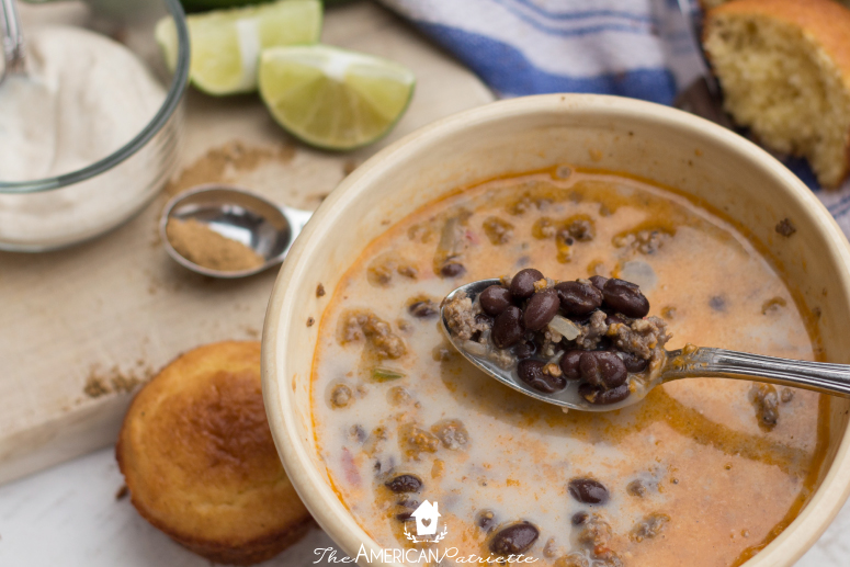 Spicy Black Bean Soup - absolutely delicious, easy to make, and makes great leftovers!