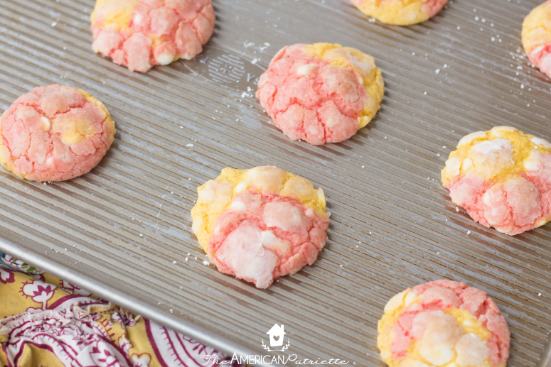 Strawberry Lemonade Cake Mix Cookies - Absolutely Delicious & Easy to Make! 