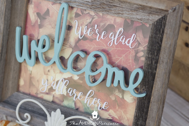 DIY Entryway Welcome Sign for Every Holiday and Season