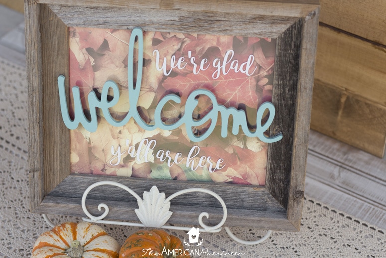 DIY Entryway Welcome Sign for Every Holiday and Season