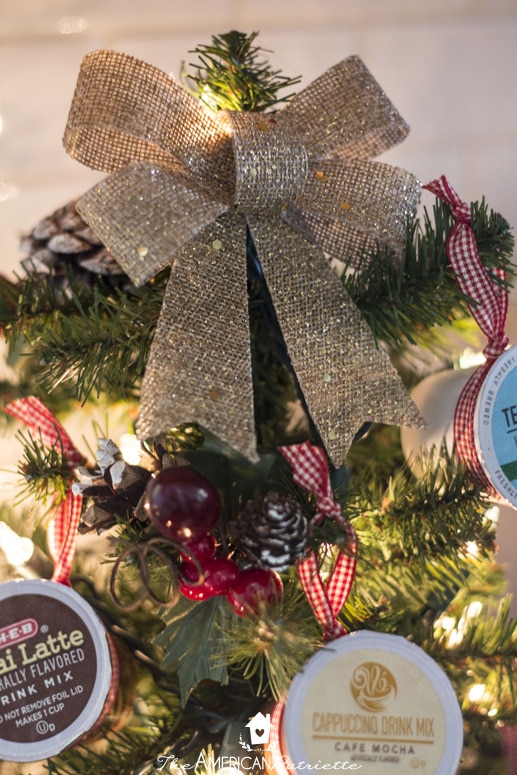 How to Make a K-Cup Coffee Christmas Tree - Perfect holiday decorating idea for coffee-lovers!