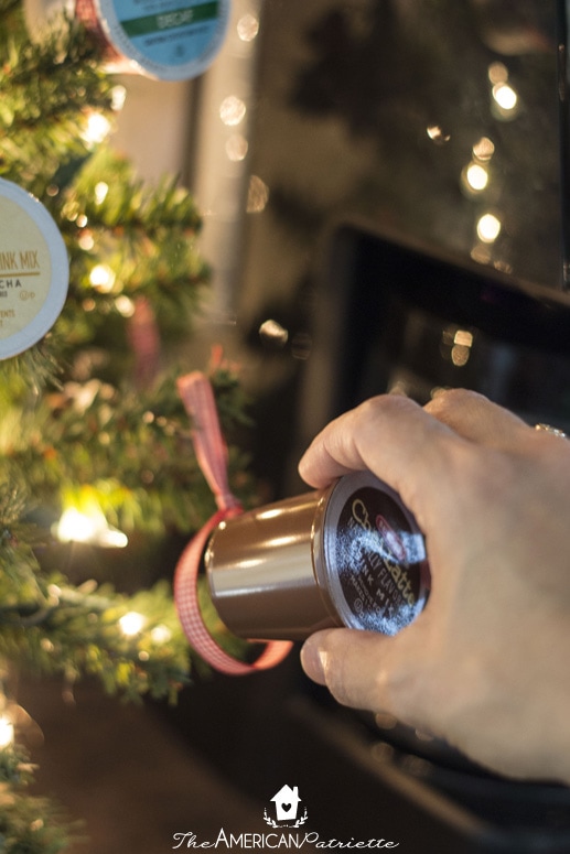 How to Make a K-Cup Coffee Christmas Tree - Perfect holiday decorating idea for coffee-lovers!