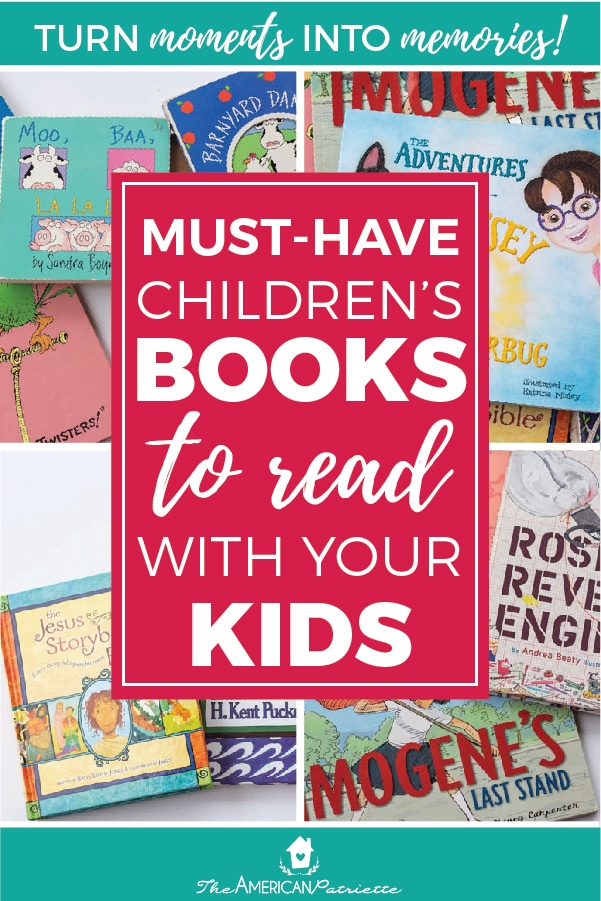 Favorite children's books to read aloud with kids. Perfect gift for a baby shower or children's birthday, here's a list of favorite kid's books to have in a home library! #childrensbooks #read #babyshower